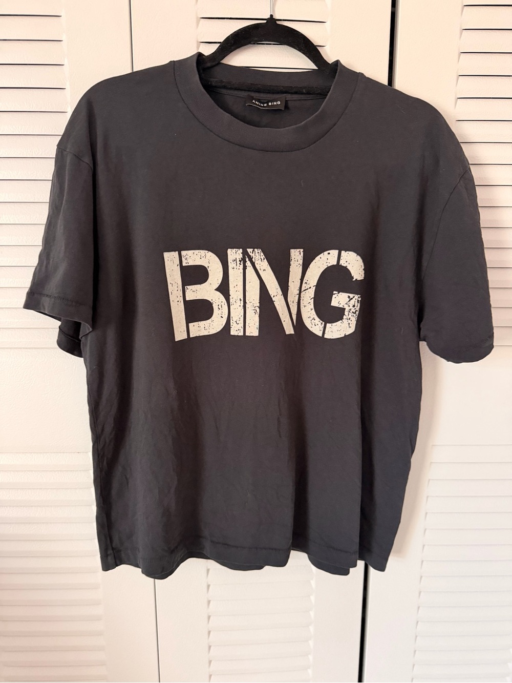 ANINE BING Walker printed cotton-jersey T-shirt - Picture 5 of 10